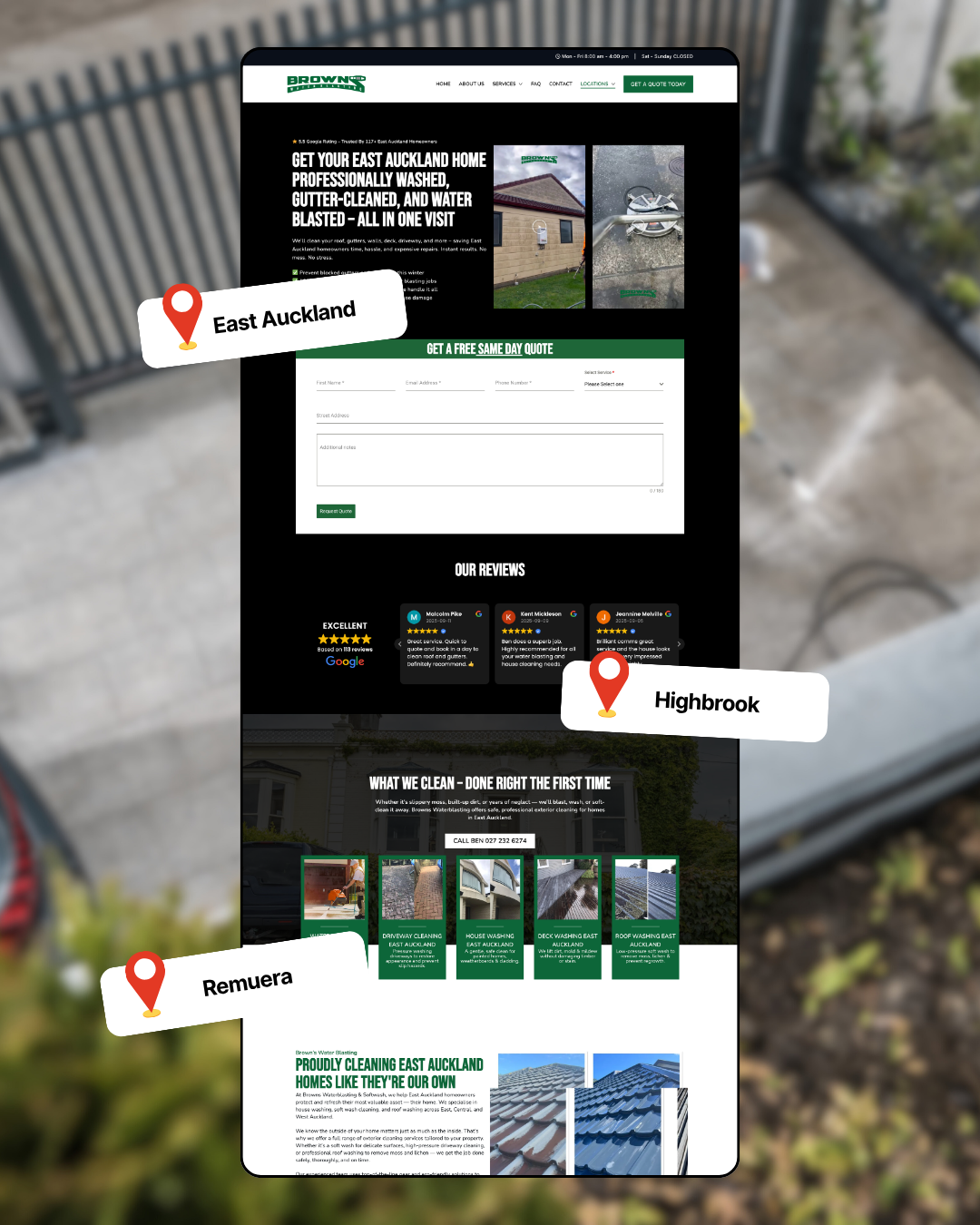 location pages for local seo